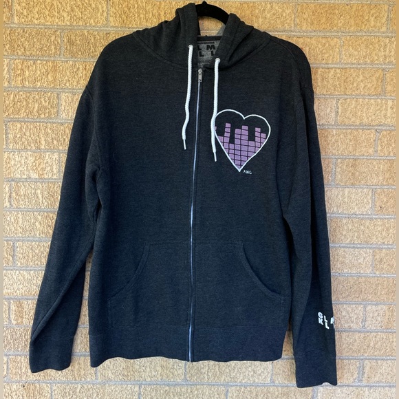 🎸 Glmr Klls x All Time Low Robot Hoodie – Rare Band Merch (Size L) 🎸🤖❤️ - Picture 4 of 8